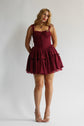 The Fae Dress in Garnet