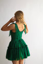 The Siena Mini Dress in Evergreen