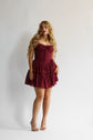 The Fae Dress in Garnet