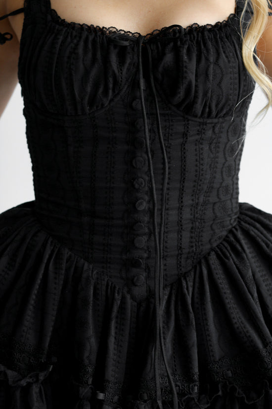 The Fae Dress in Noir