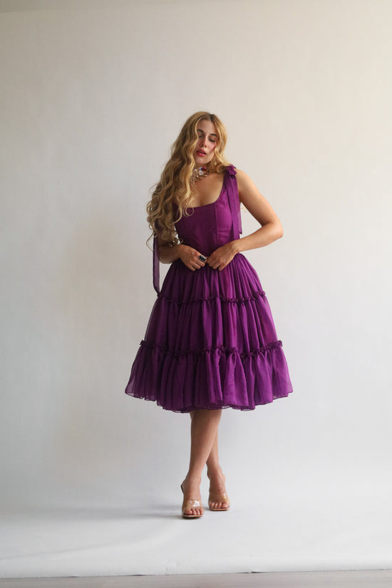 The Siena Dress in Nightshade